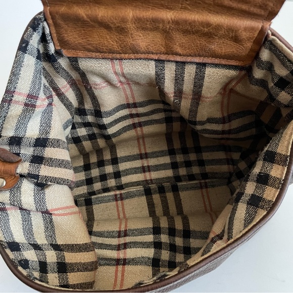 Vintage Lene Brown Tan Leather Shoulder Bag - Picture 7 of 7